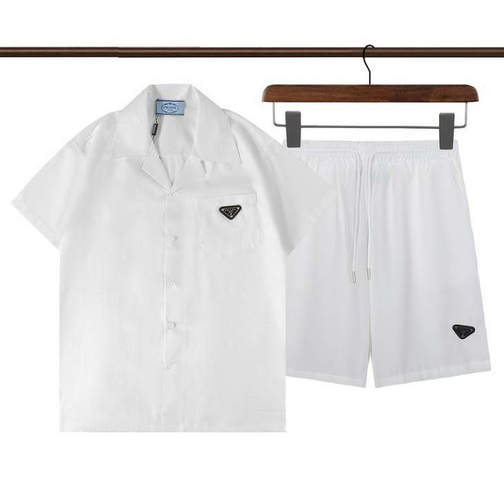 Picture of Prada Shirt Pant Suits _SKUPradaM-3XLystrK10924412